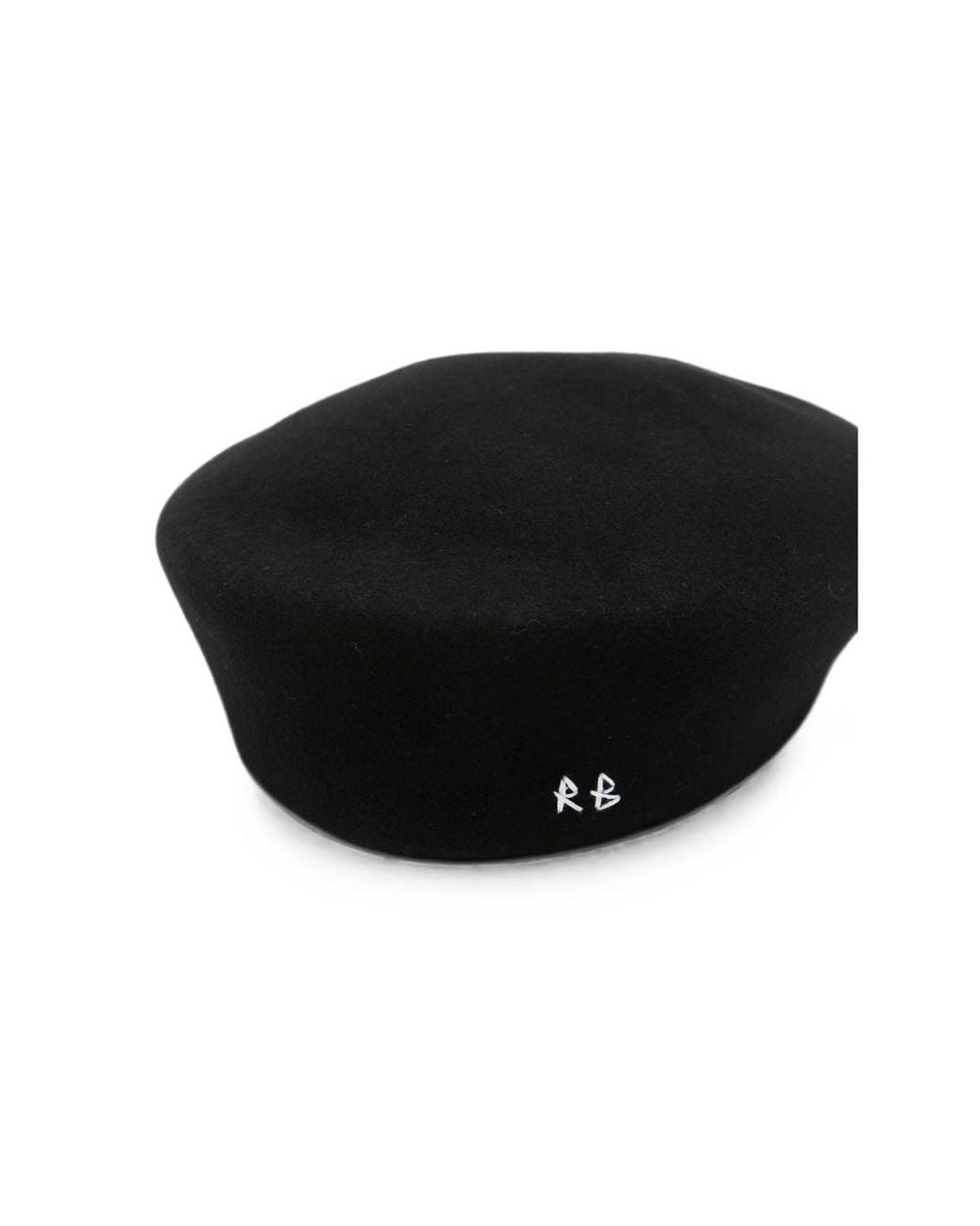 Ruslan Baginskiy Black Logo-Embroidered Beret