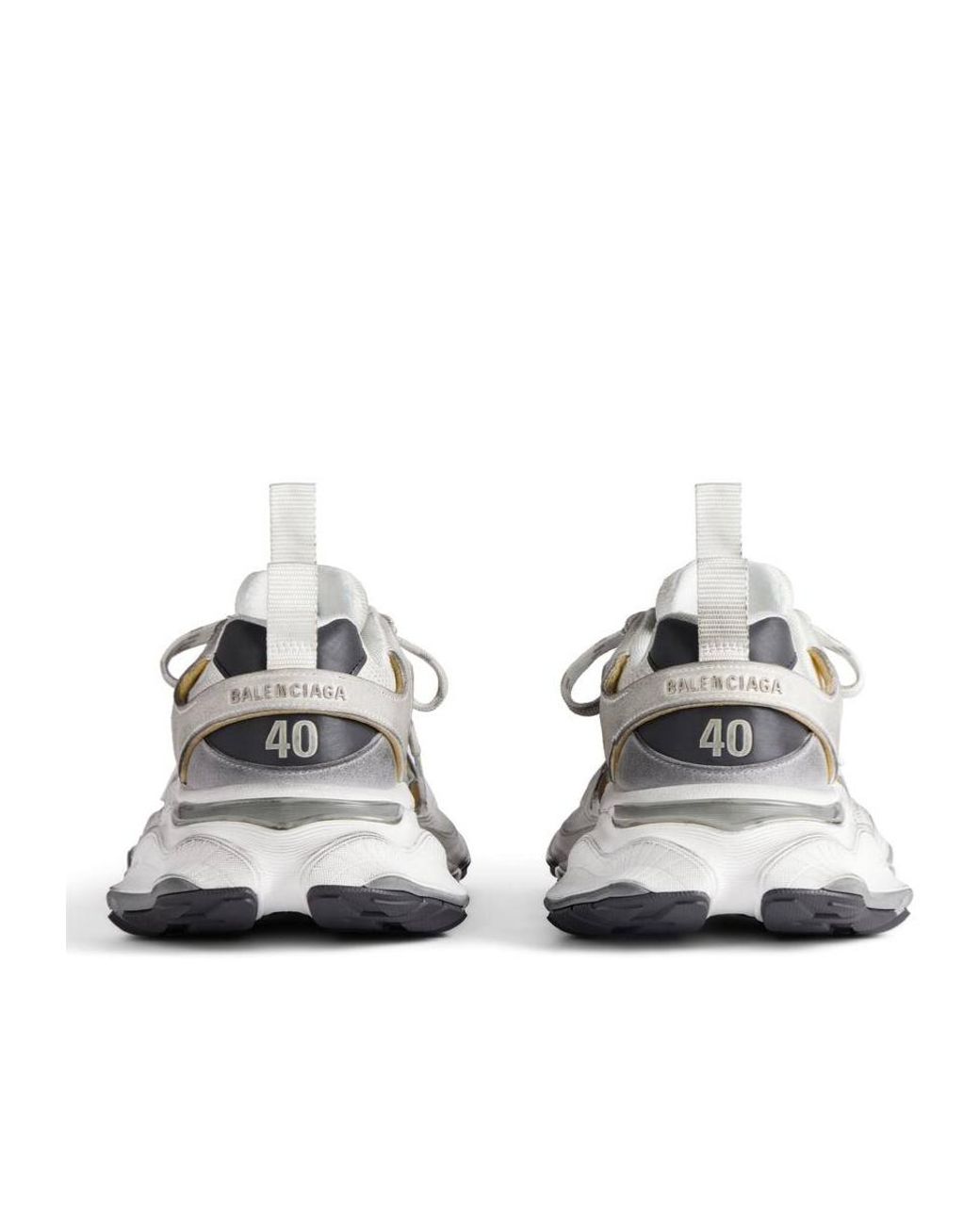 Balenciaga White 'Cargo' Sports Shoes