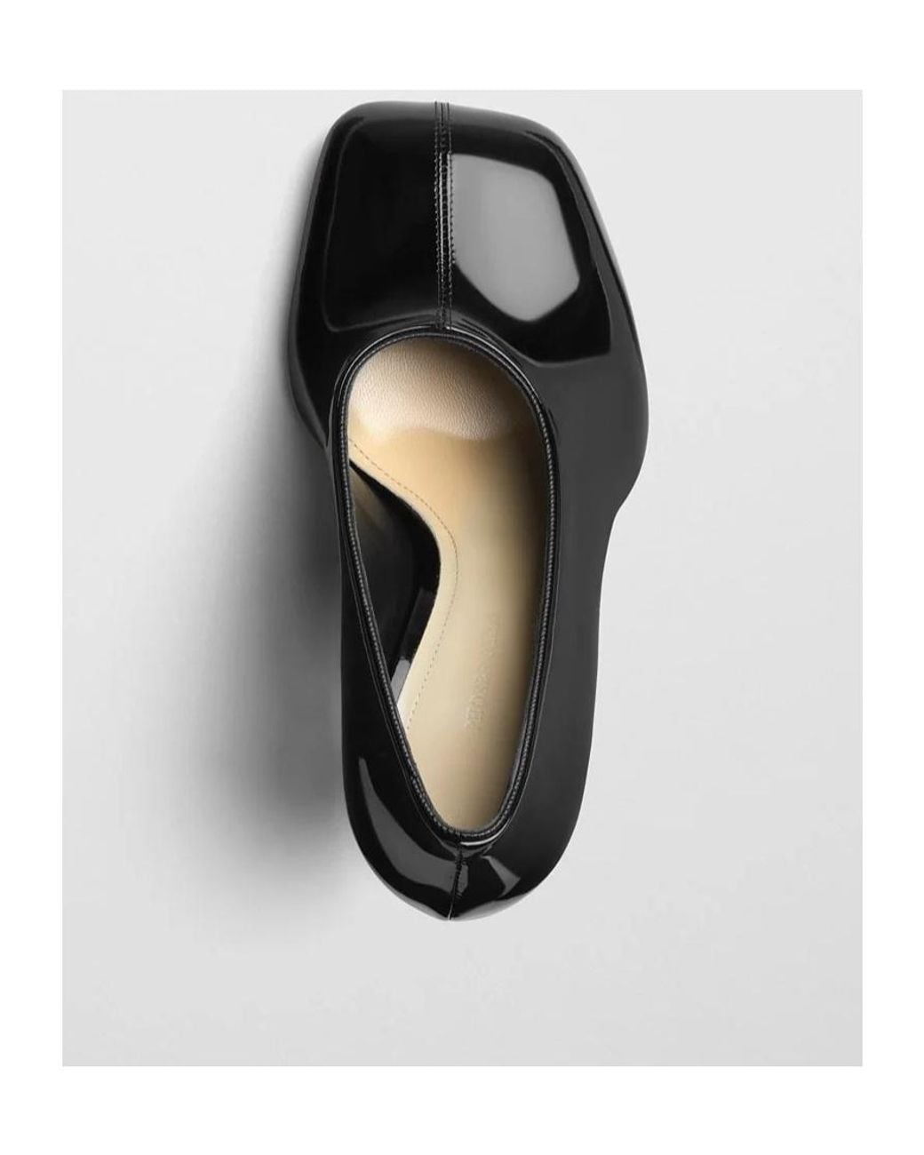Phoebe Philo Black Square-Toe High Heels