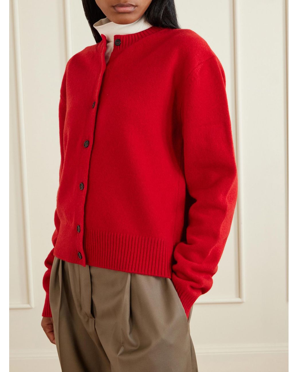 Rohe Red Classic Cardigan