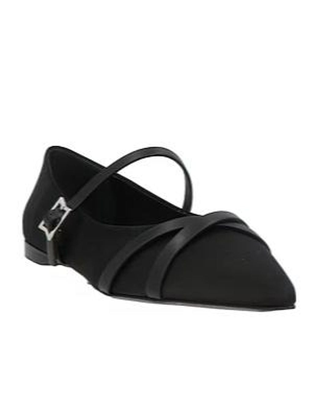 Max Mara Black Minimalist Mary Jane Flats