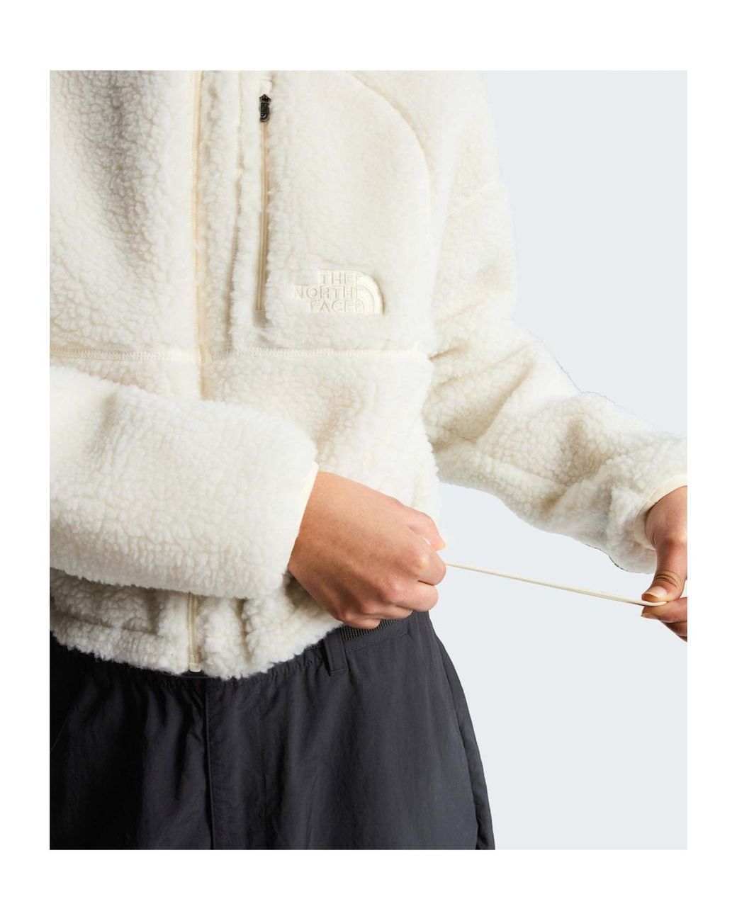 The North Face White Extreme Pile 2 Jacket