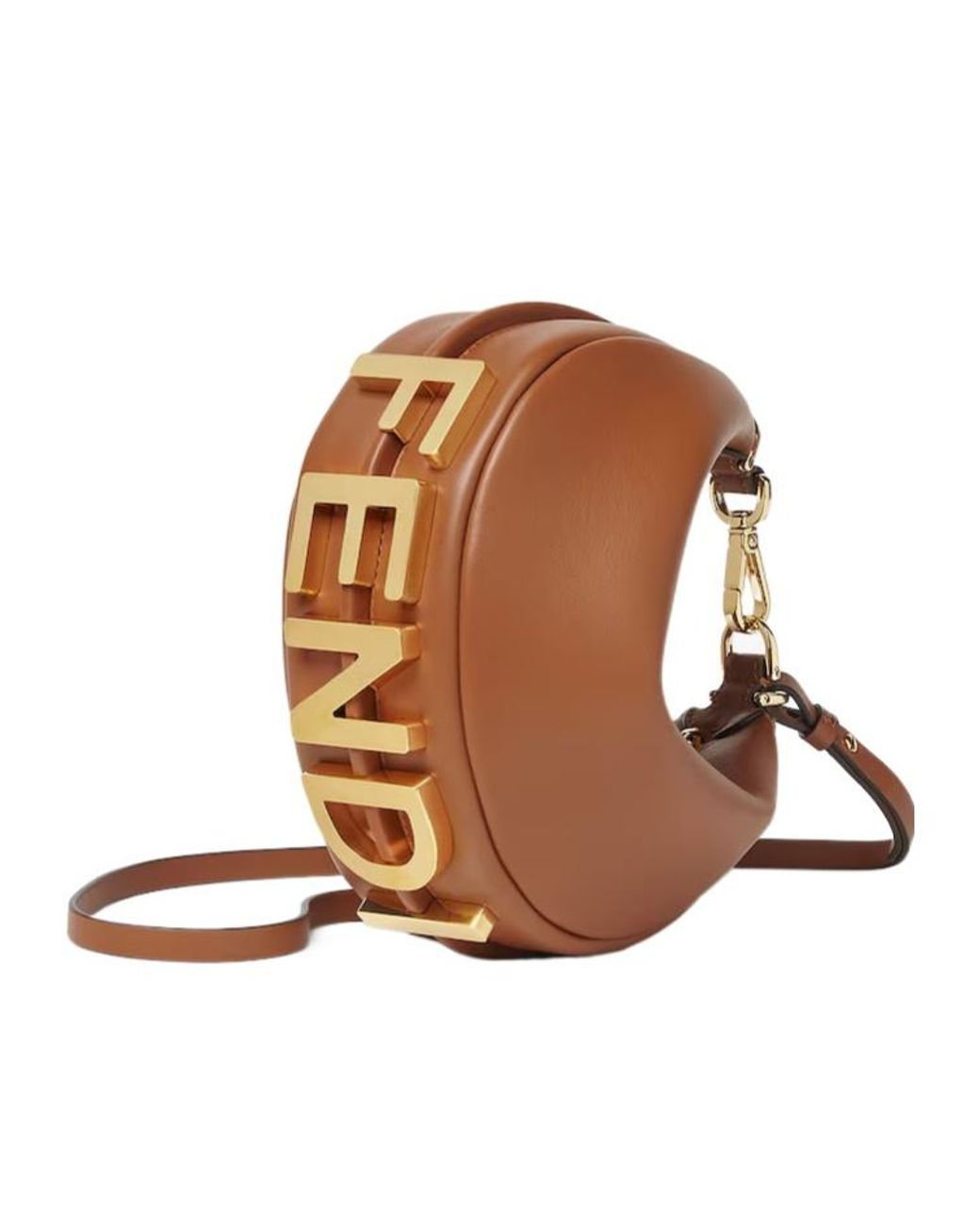 Fendi Brown Graphy Mini Tote Bag