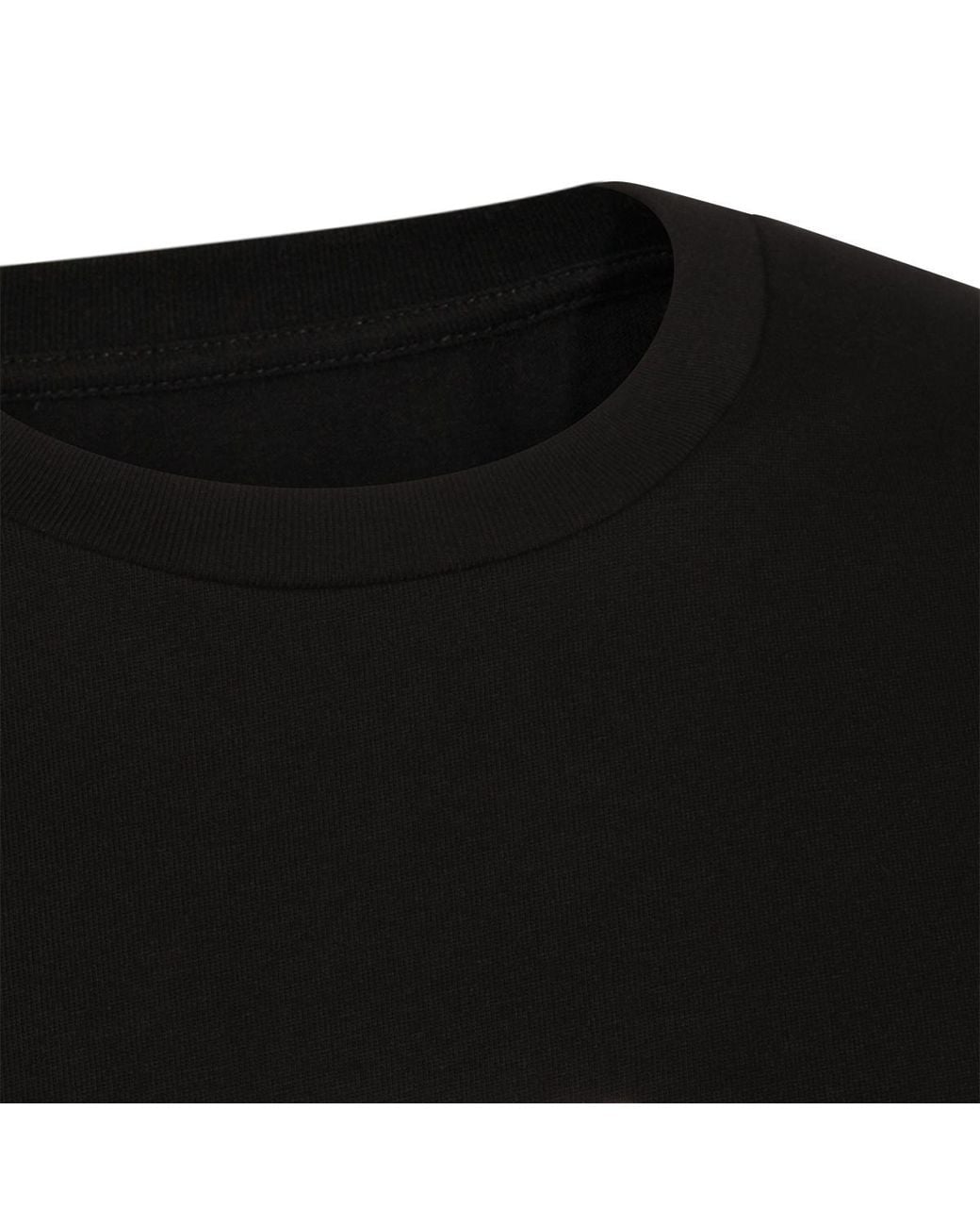 Jil Sander Black Long-Sleeved Crewneck T-Shirt for men