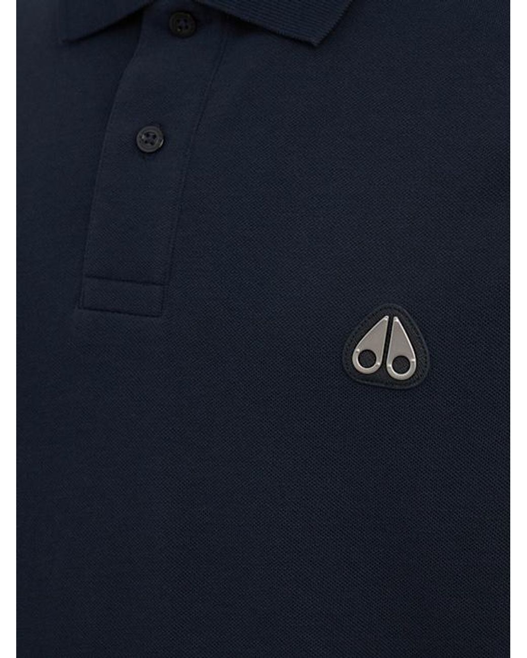 Moose Knuckles Black Everett Polo for men