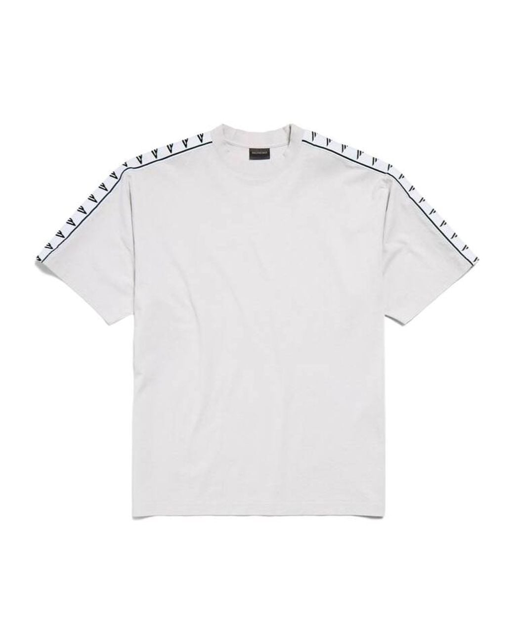 Balenciaga White Oversized Fit T-Shirt for men