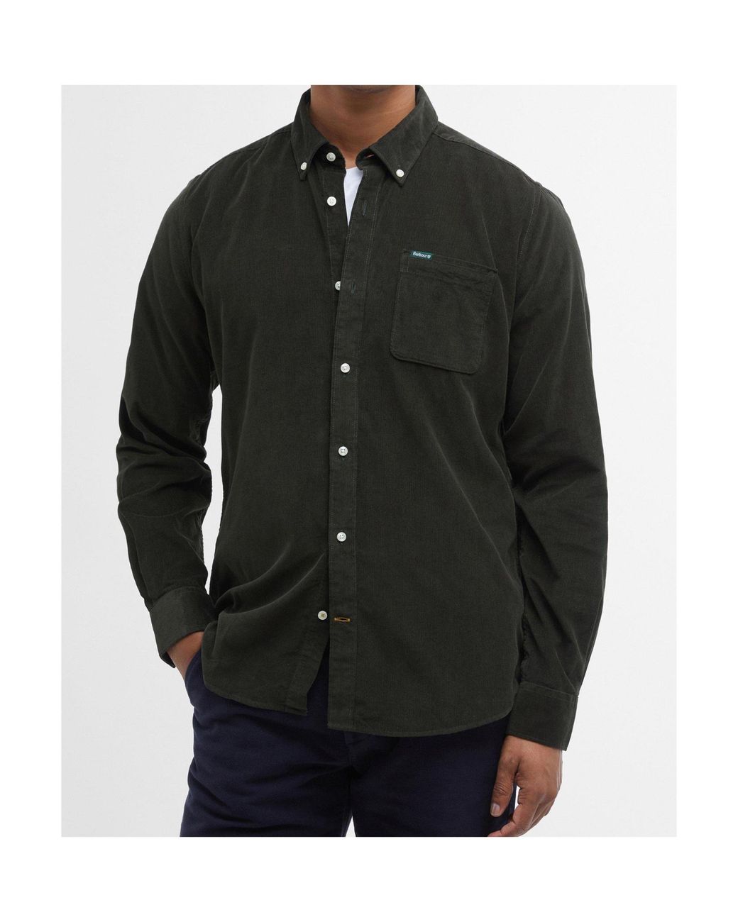 Barbour Black Button-Down Shirt for men