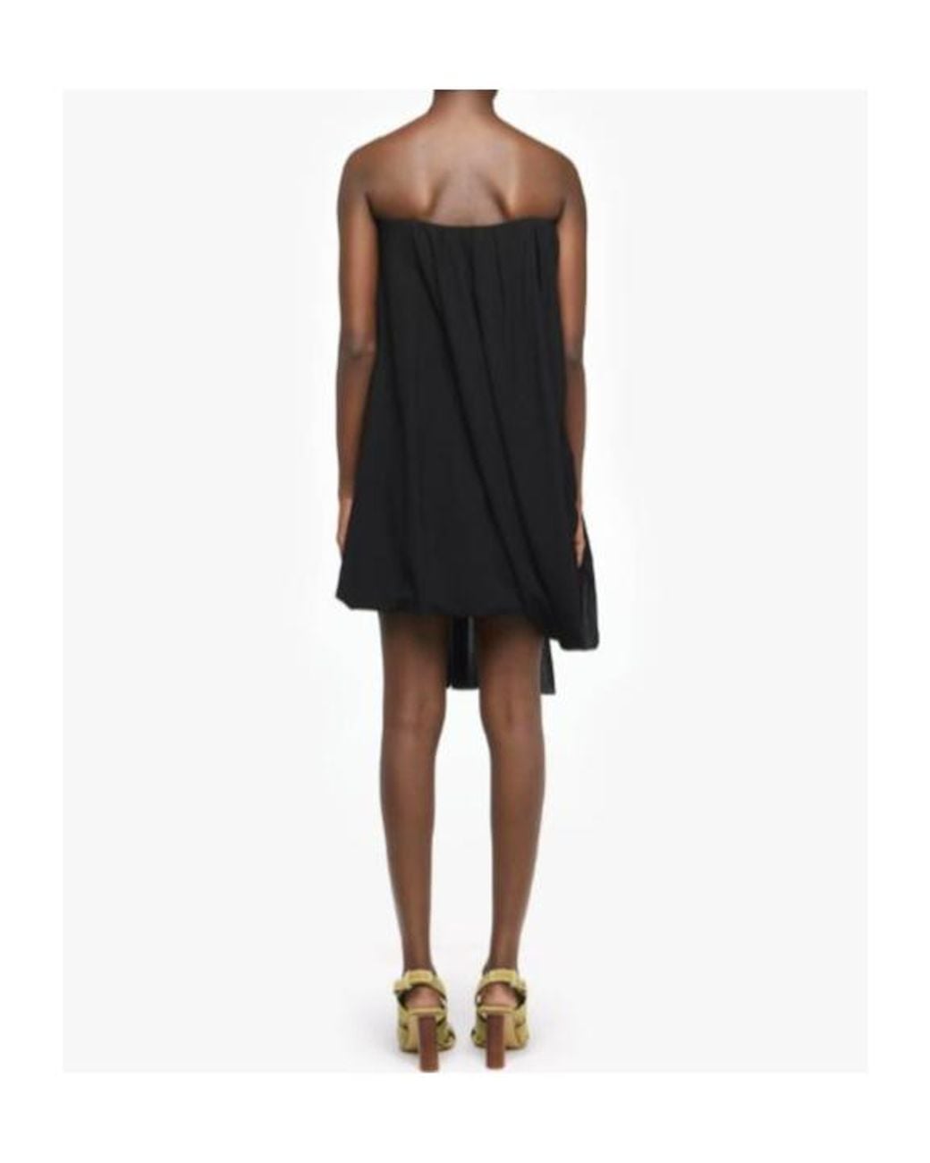 J.W. Anderson Black Jw Anderson Draped Bustier Dress