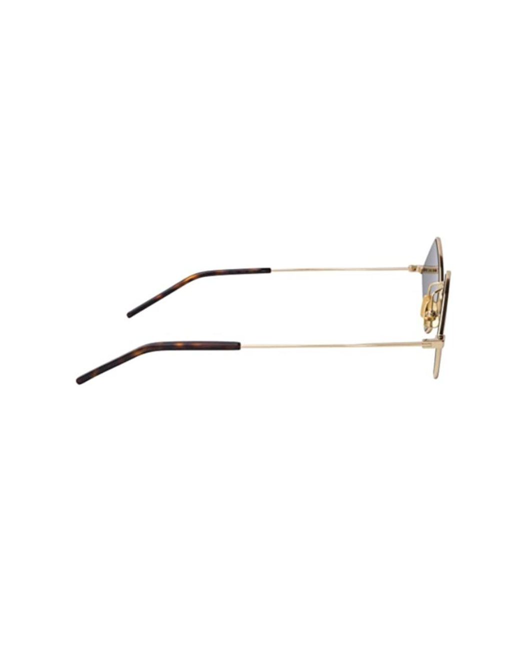 Saint Laurent White Eyewear Sl 302 Sunglasses for men