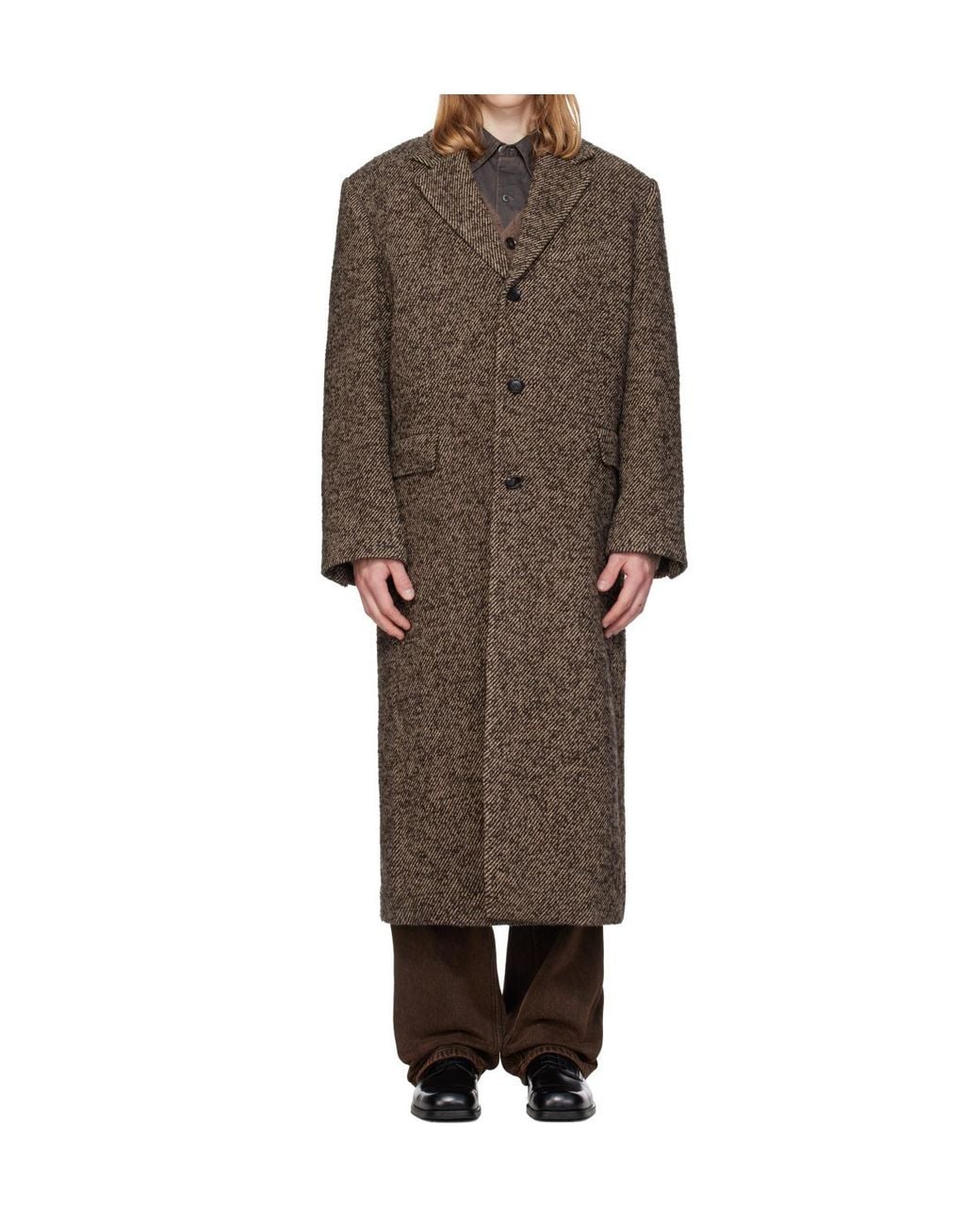 MMIC Brown Brume Single Coat for men