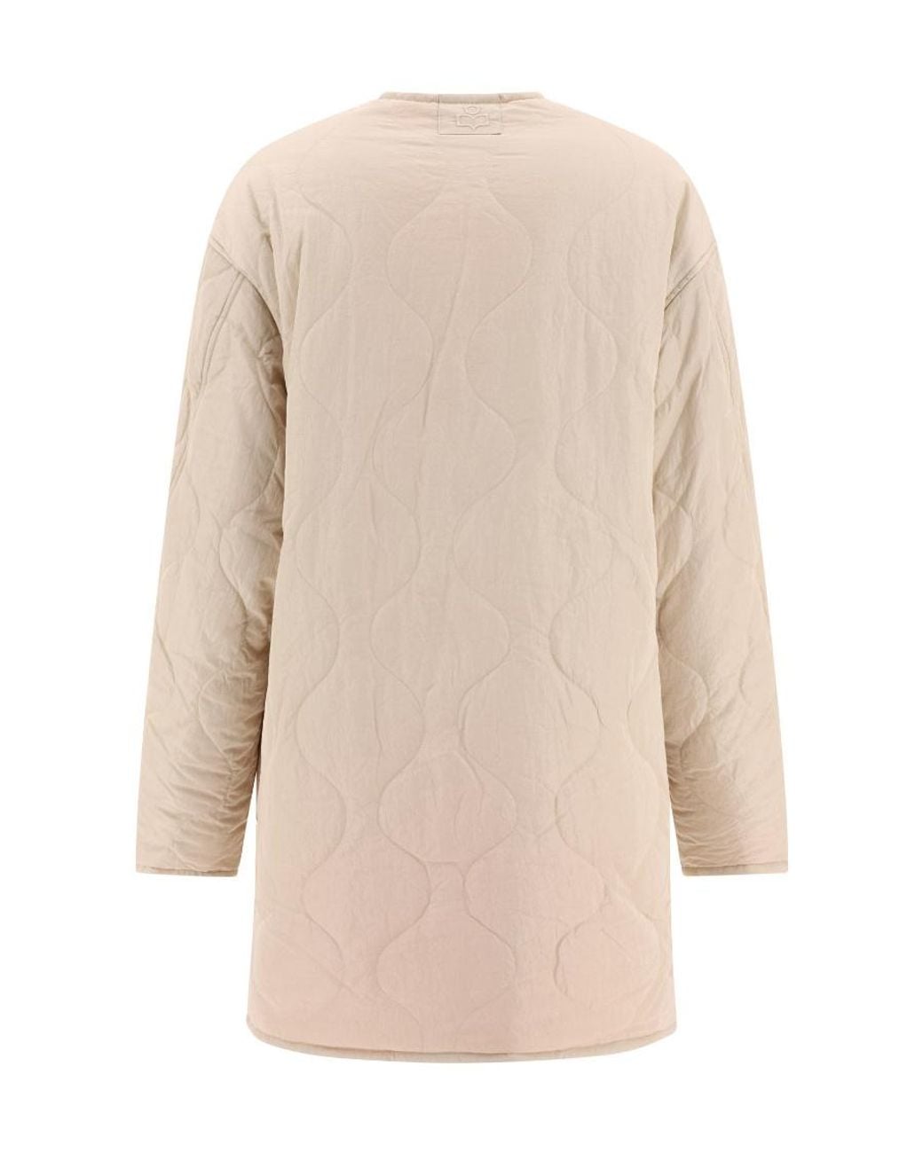 Isabel Marant Natural Isabel Marant Étoile Buttoned Reversible Quilted Jacket
