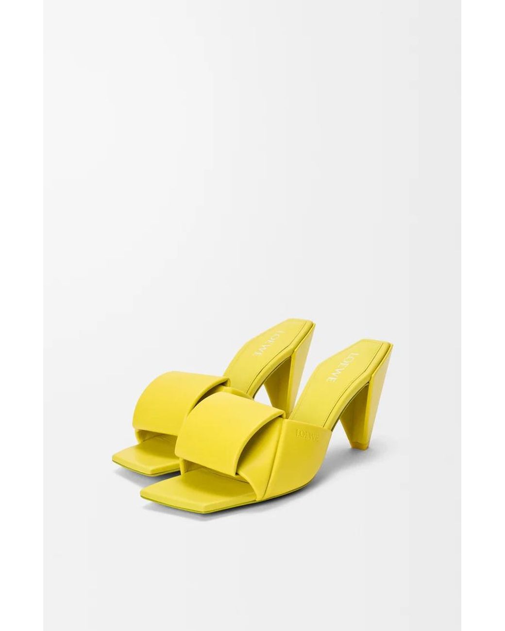 Loewe Yellow Origami Slide