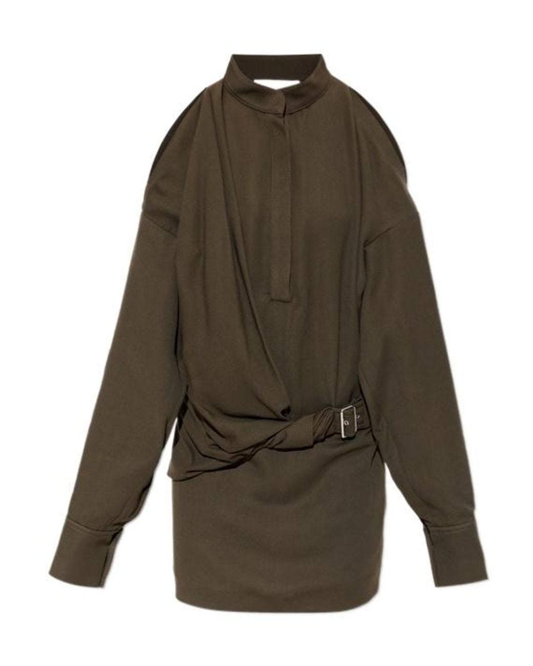 IRO Green Long-Sleeved Dress