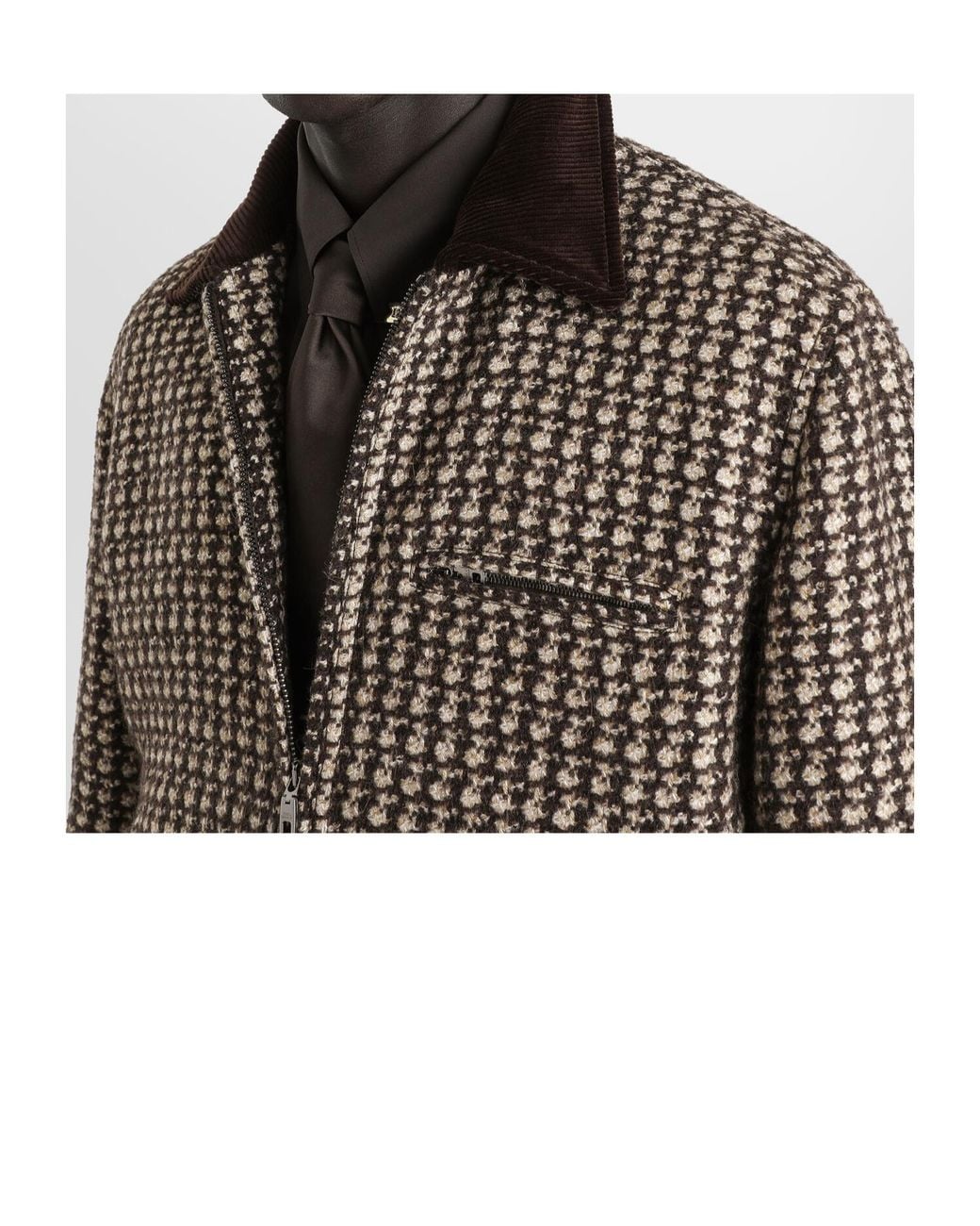 Dolce & Gabbana Black Long-Sleeve Casual Jacket for men