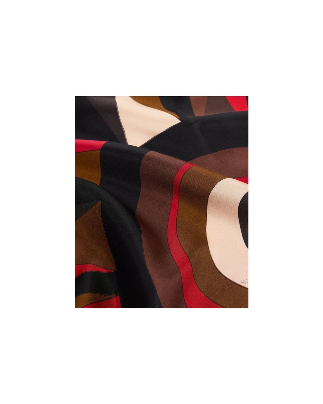 Emilio Pucci Purple Pucci Graphic Print Silk Scarf