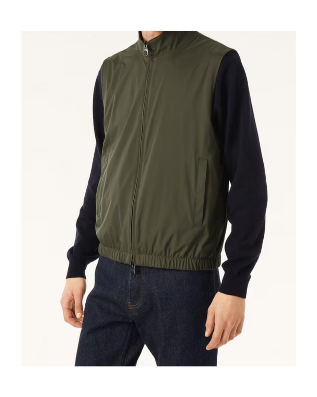 Loro Piana Green Vest for men
