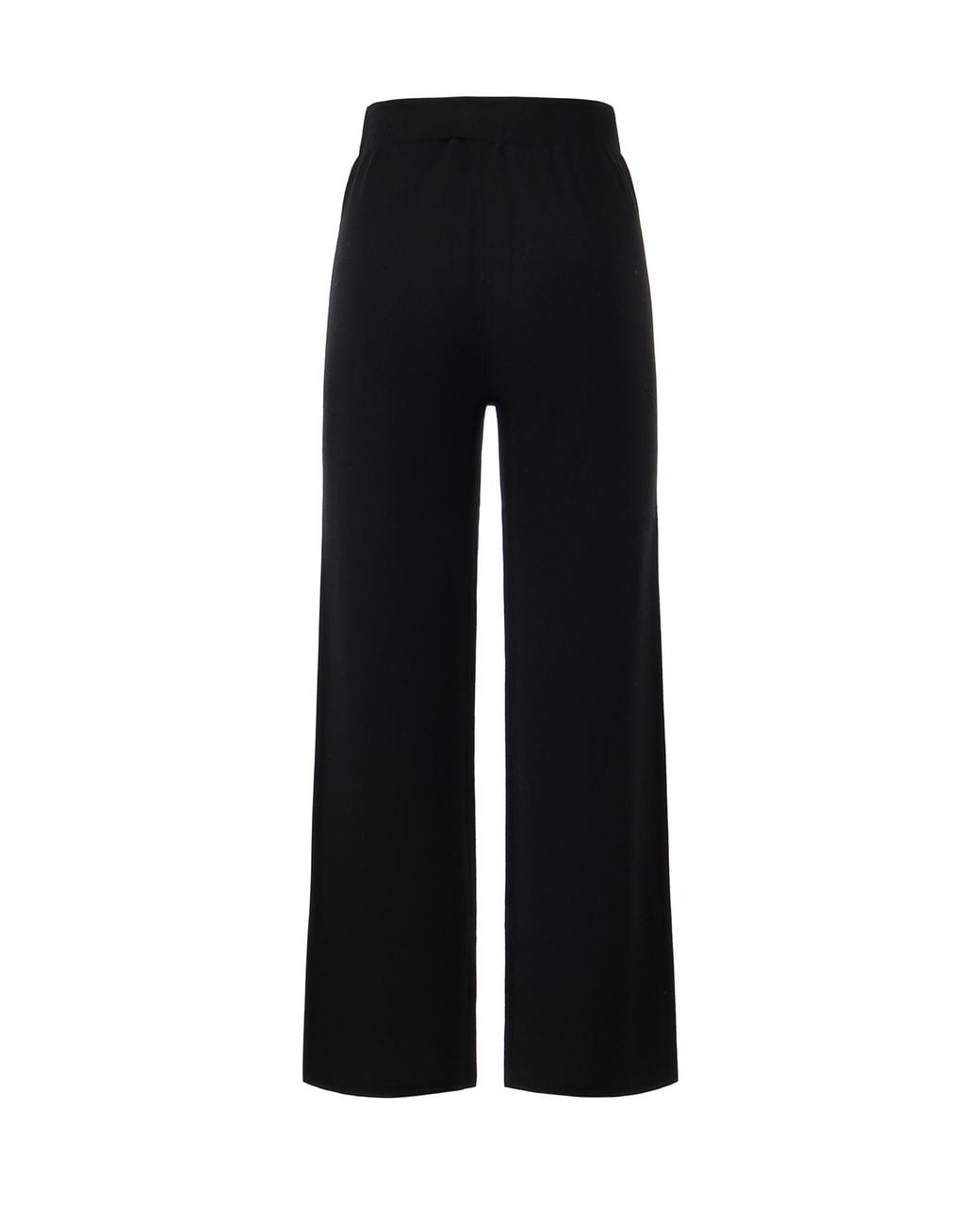 Max Mara Black Elastic Waist Casual Pants