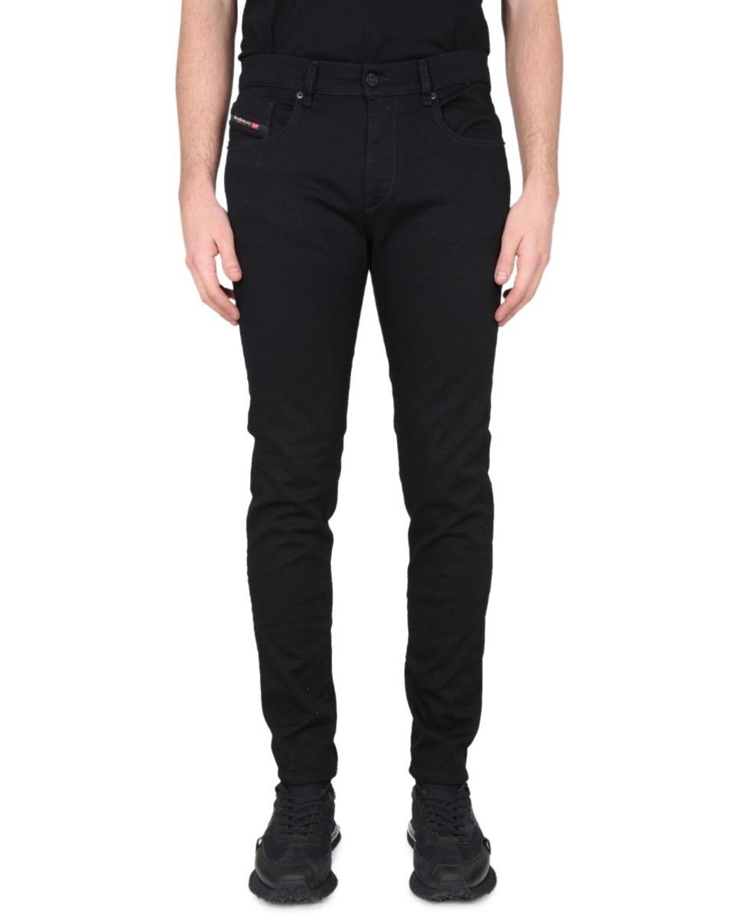 DIESEL Blue 2019 D-Strukt Straight-Leg Slim-Cut Jeans for men