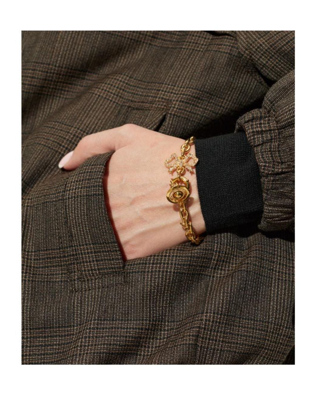 Vivienne Westwood Metallic Rigoberta Charm Bracelet