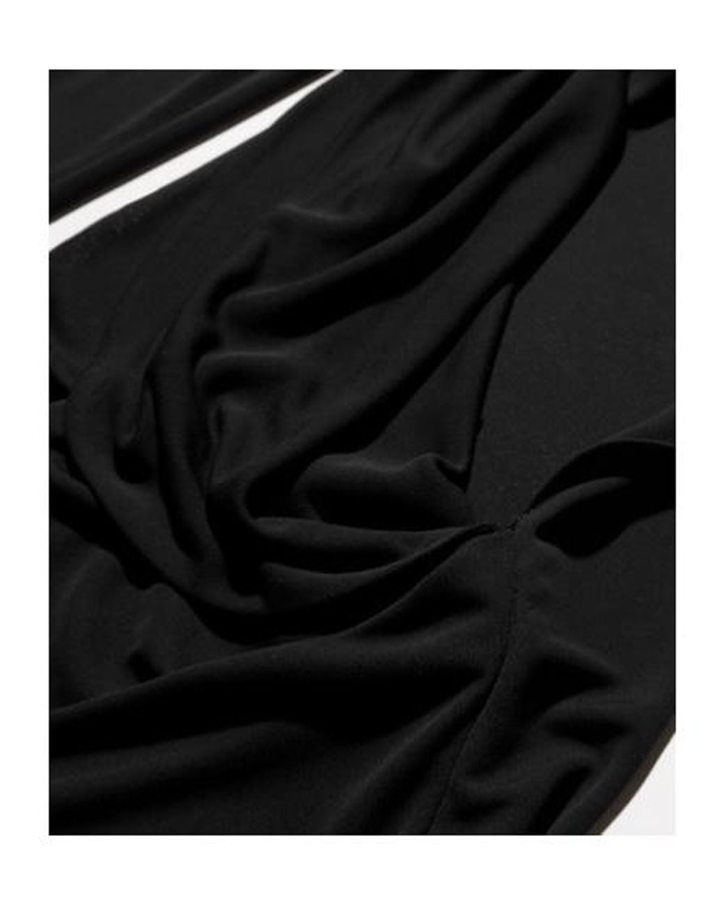 Gucci Black Viscose Crêpe Jersey Dress With Split