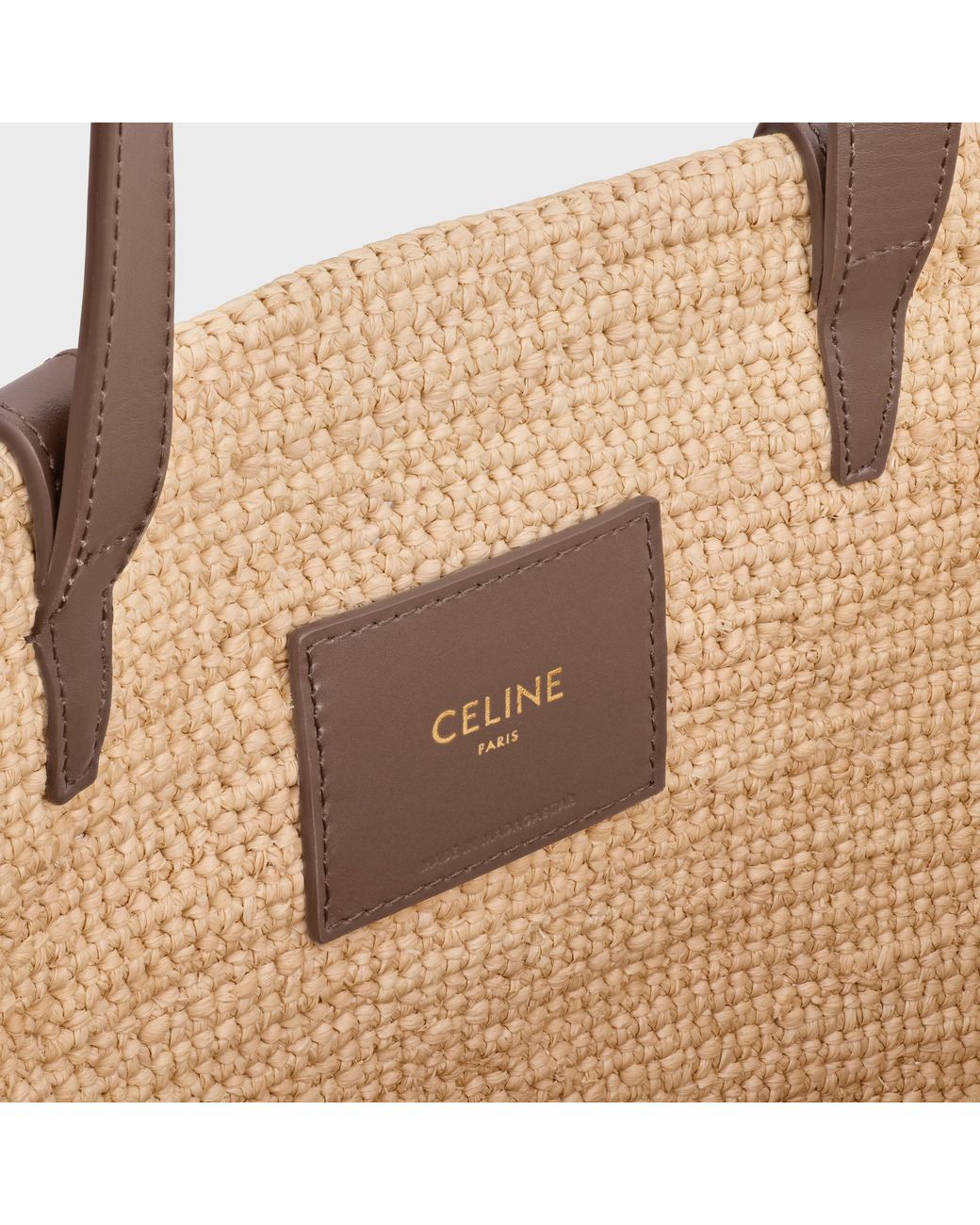 Celine Medium Supple Classic Panier in Natural | Lyst