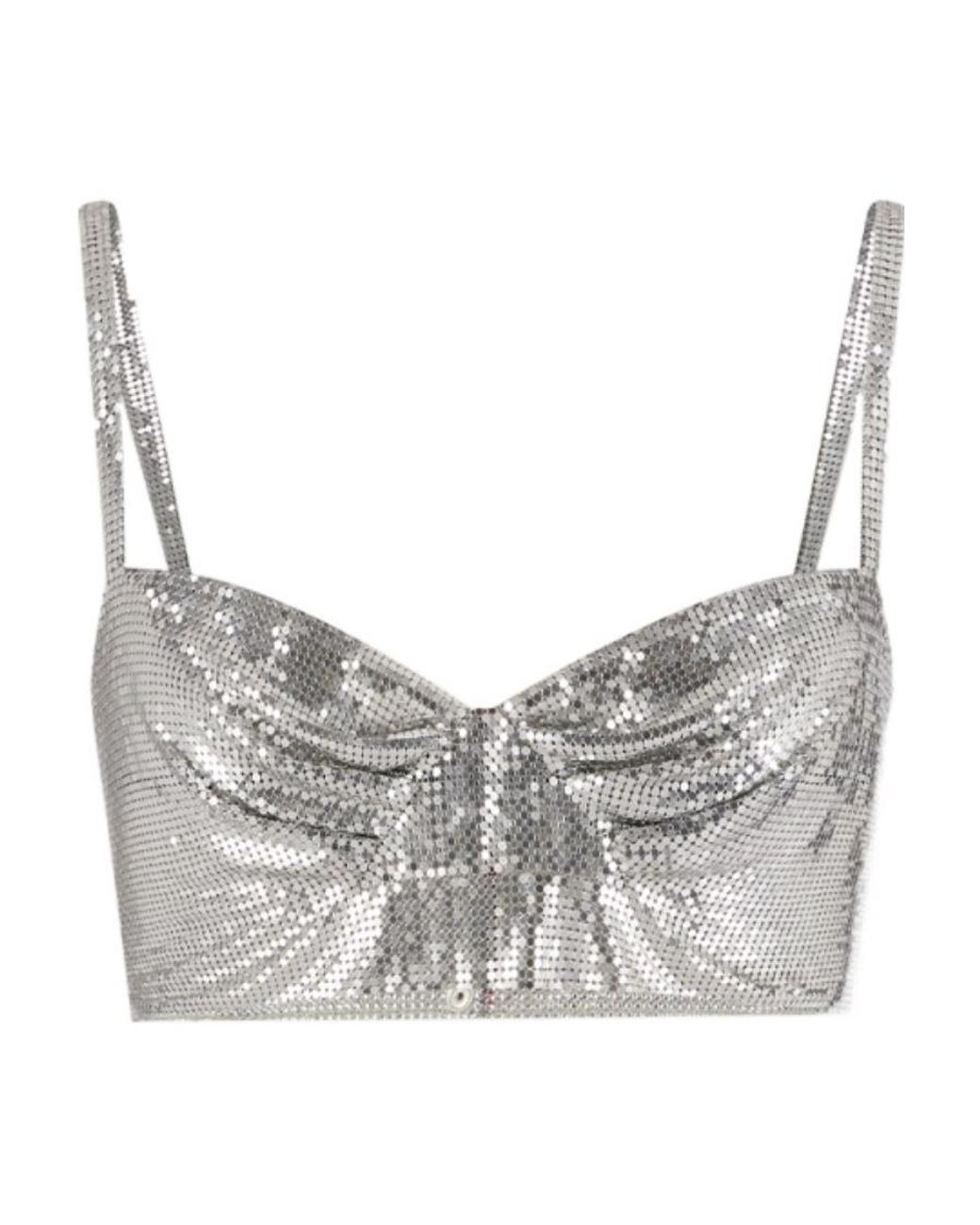 Rabanne Gray Short Style Sling