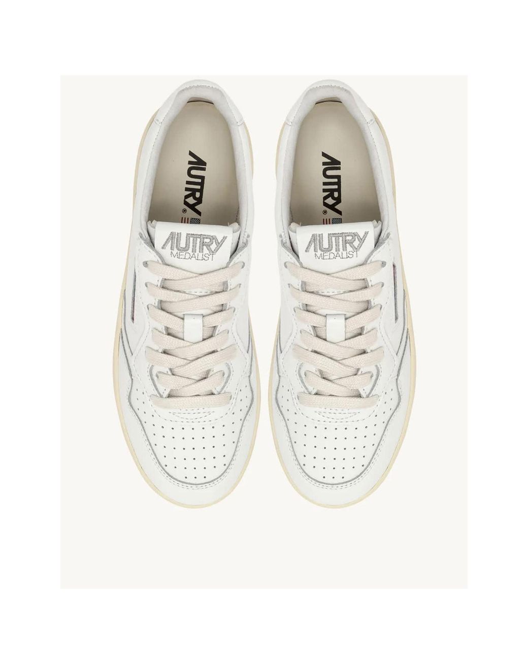 Autry White Trainers