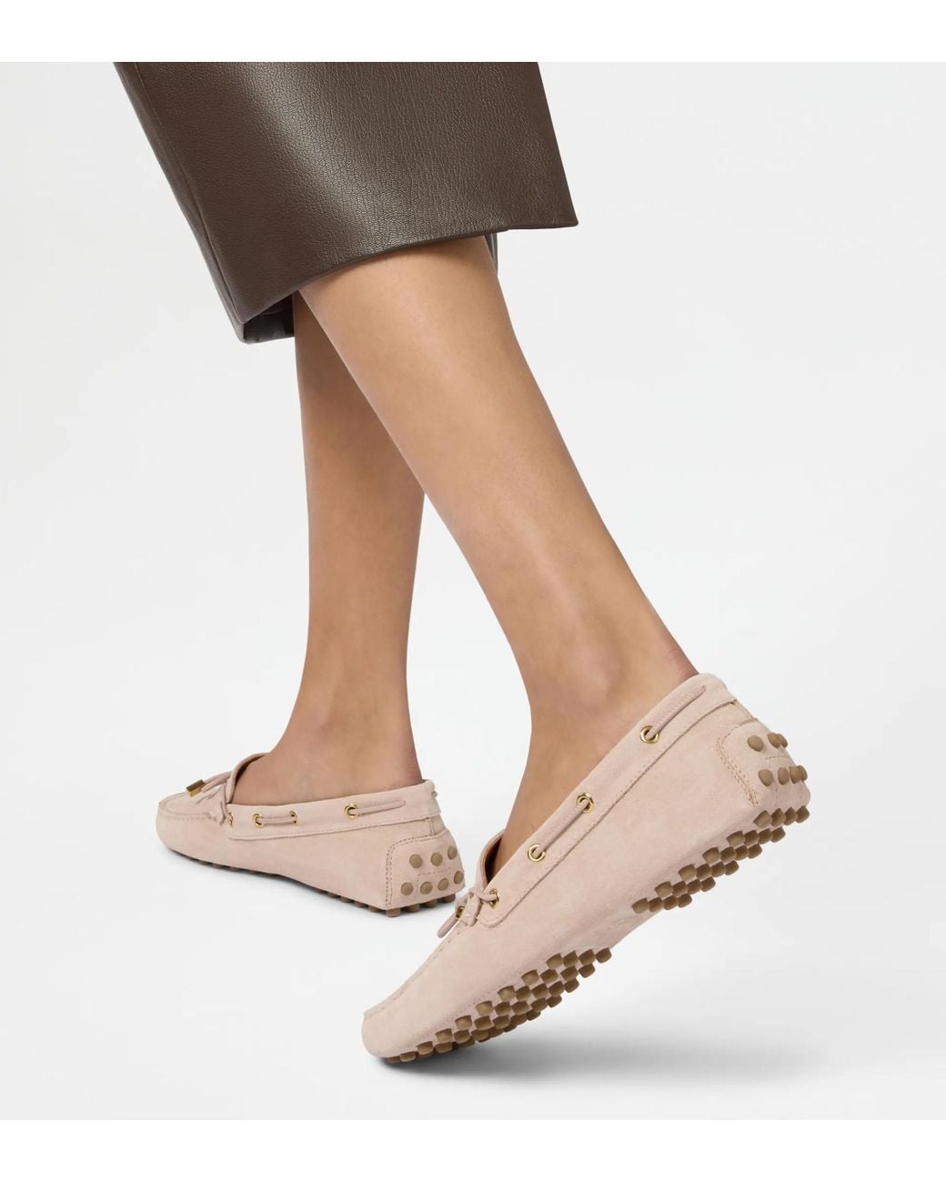 Tod's Natural Gommino Loafers