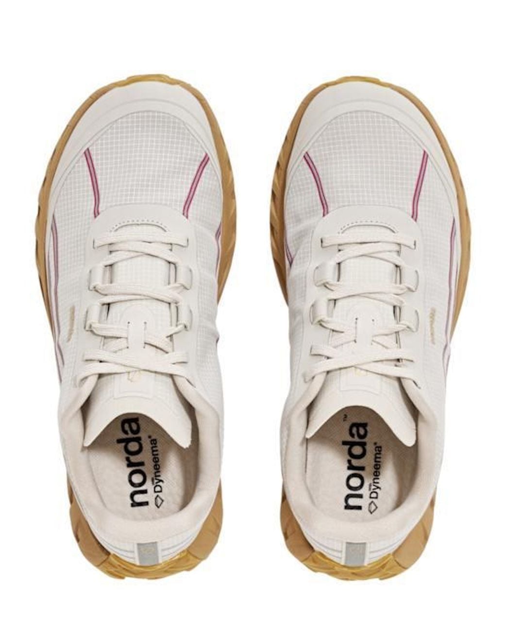 Norda White Dyneema Trail Running Shoes for men