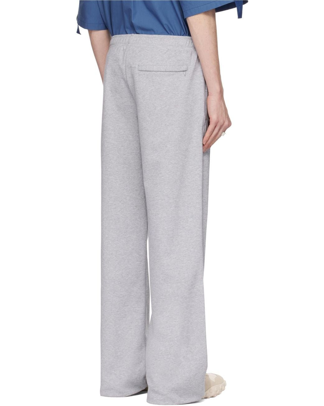 J.W. Anderson Gray Jw Anderson Pintuck Track Pants for men