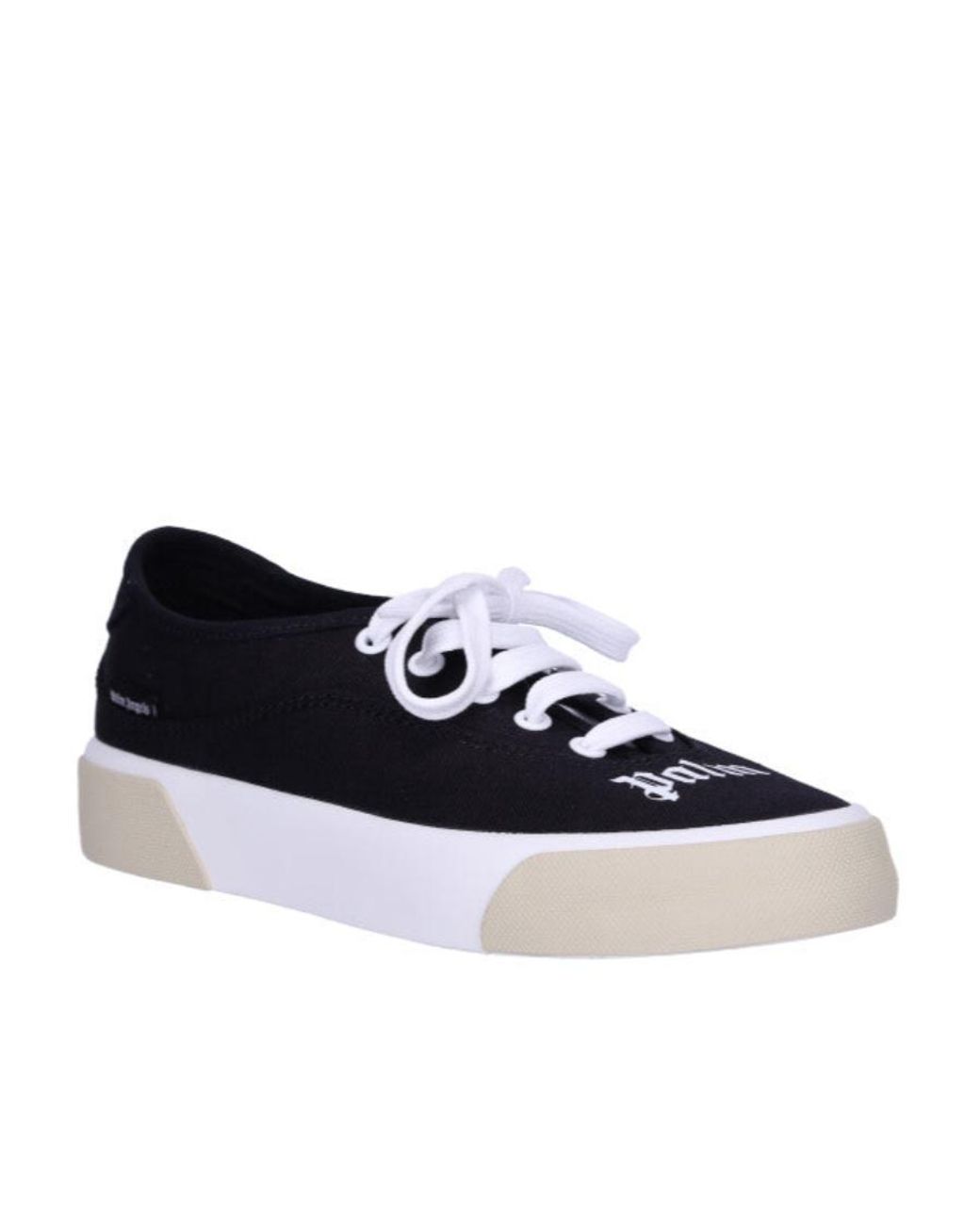 Palm Angels Blue Logo Printed Lace-Up Sneakers for men