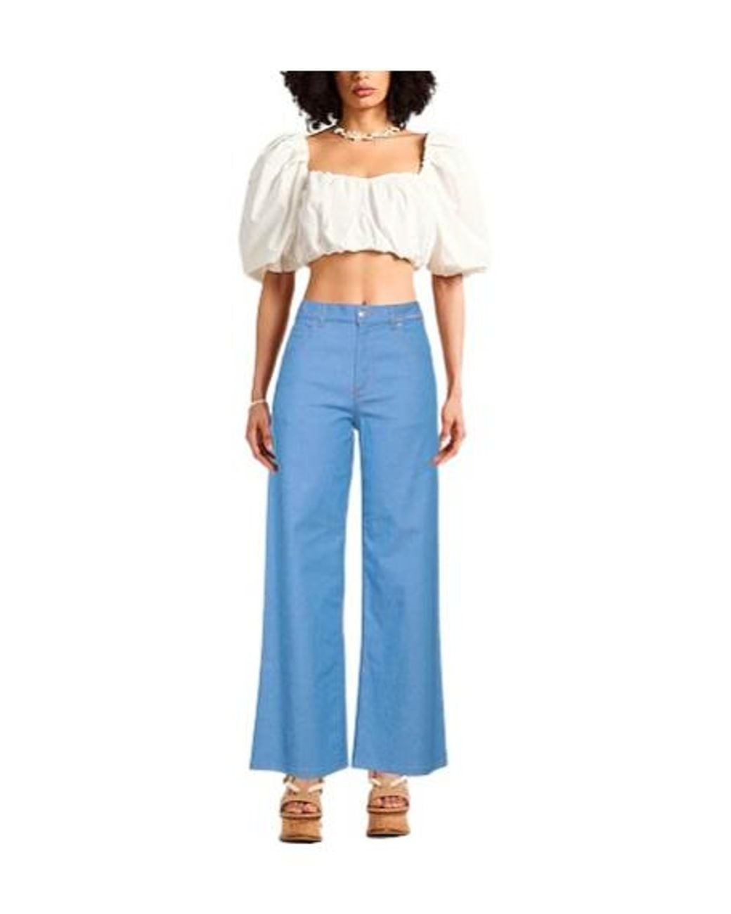 Marni Blue Plain Colour Jeans