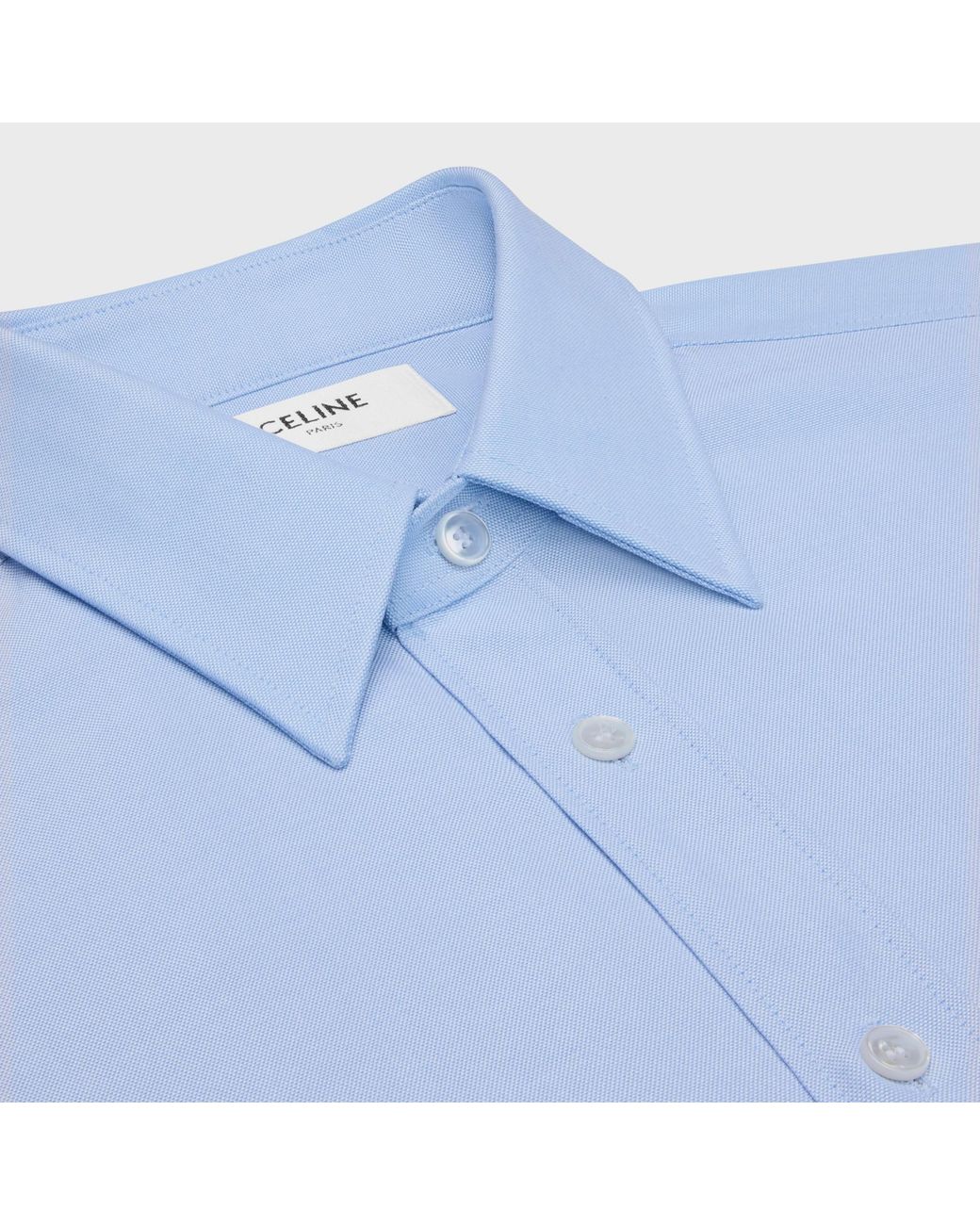 Céline Blue Loose Shirt for men
