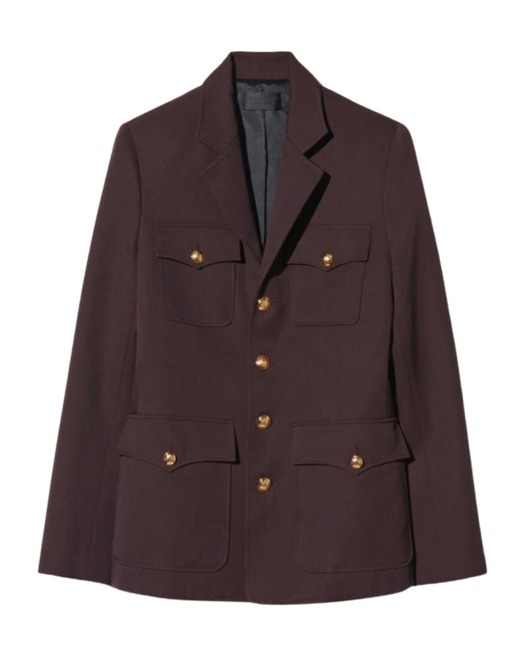 Nili Lotan Brown Single-Breasted Casual Jacket