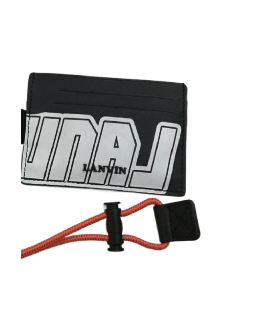 Lanvin Black Logo Wallet for men