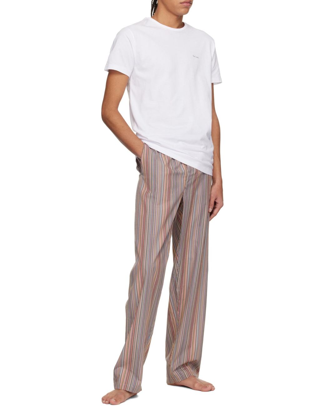 Paul Smith White 5 Pack Crewneck T-Shirt for men