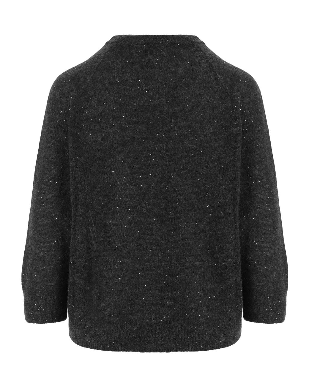 Bruno Manetti Black Crew Neck Knitted Sweater