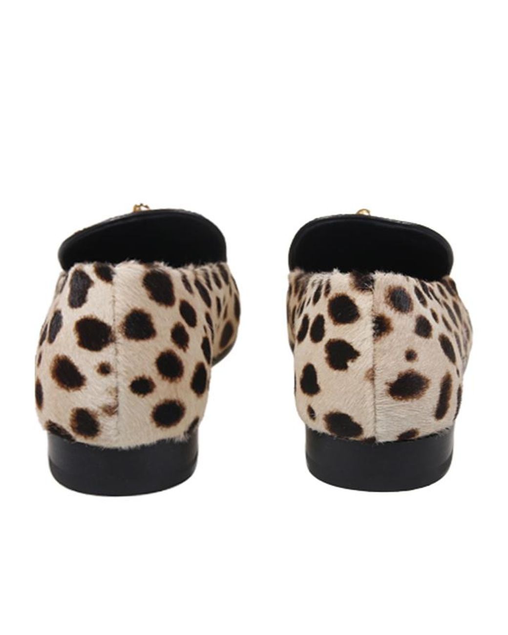 Tory Burch Brown Lock Smoking Flat Shoes