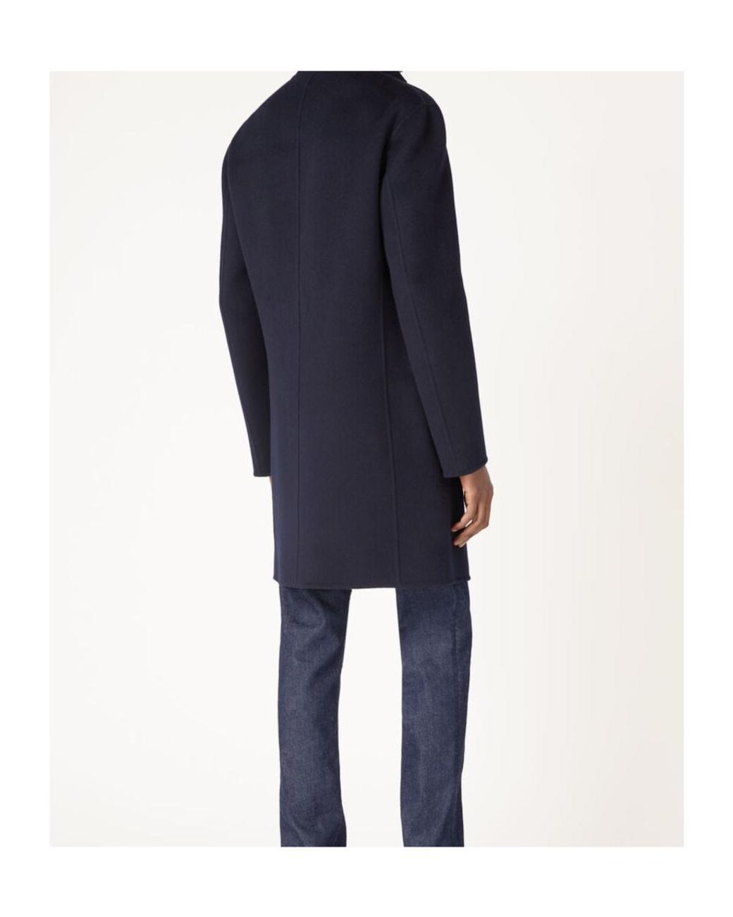 Loro Piana Blue Paolo Coat for men