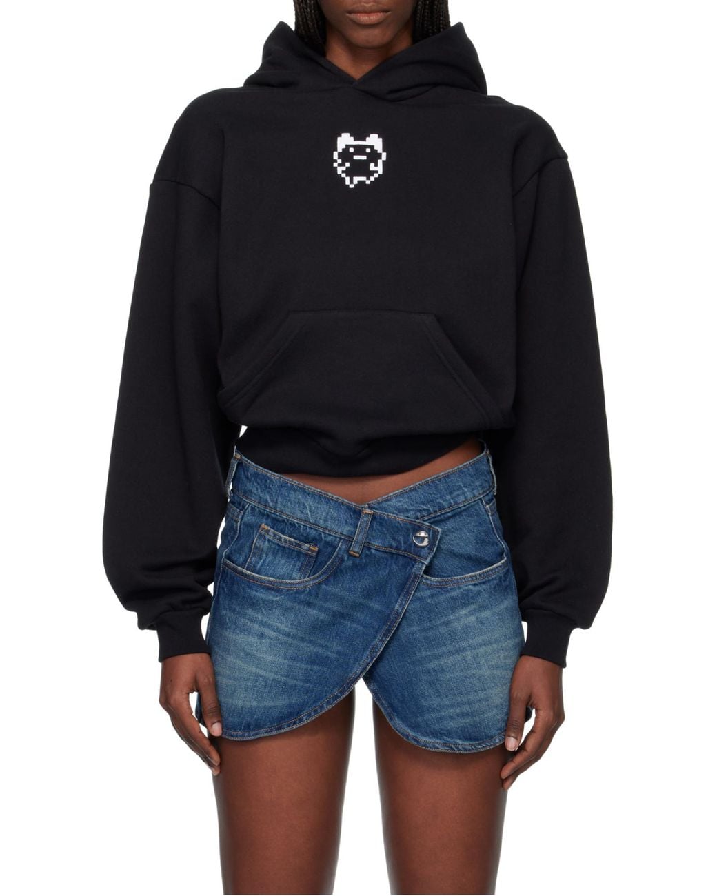 Coperni Black Logo Hooded Sweatshirt