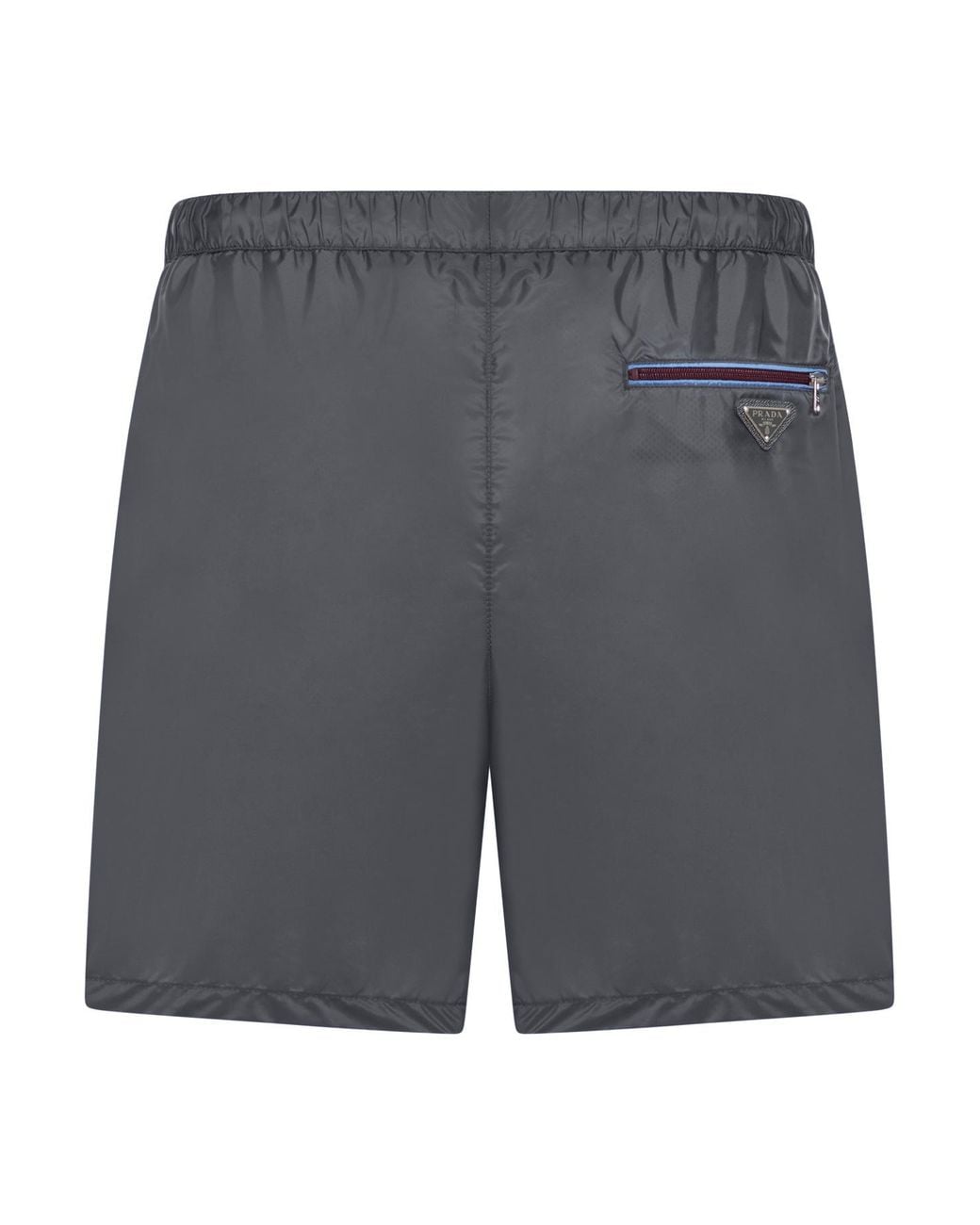 Prada Gray プラダ リナイロン スイムショーツ for men