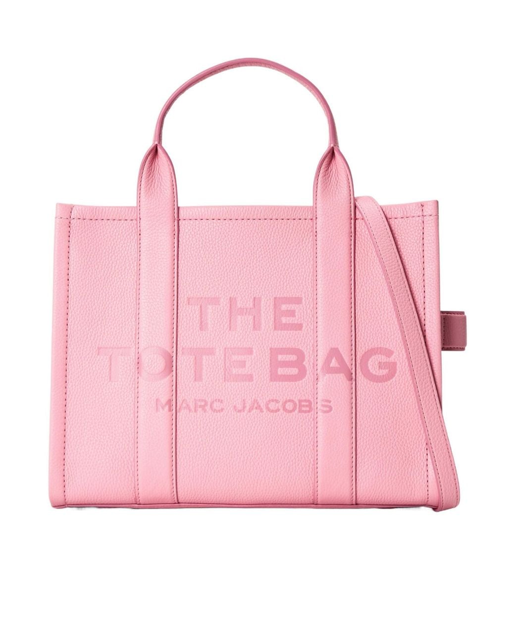 Marc Jacobs Pink Medium Leather Tote Bag