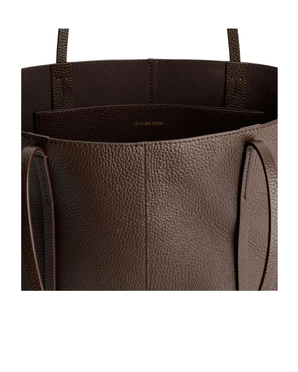 By Malene Birger Brown Abilso Square Tote Bag