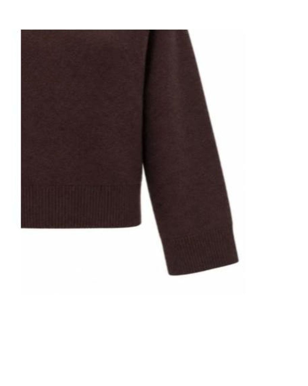 Yves Salomon Purple Ribbed-Knit Cashmere Sweater