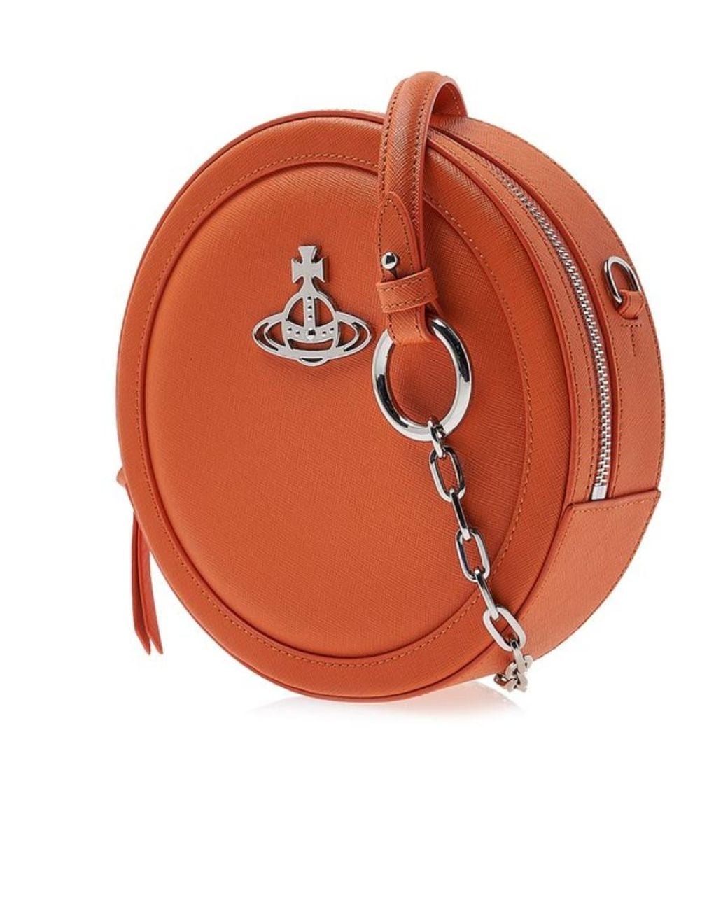 Vivienne Westwood Orange Round Shoulder Bag