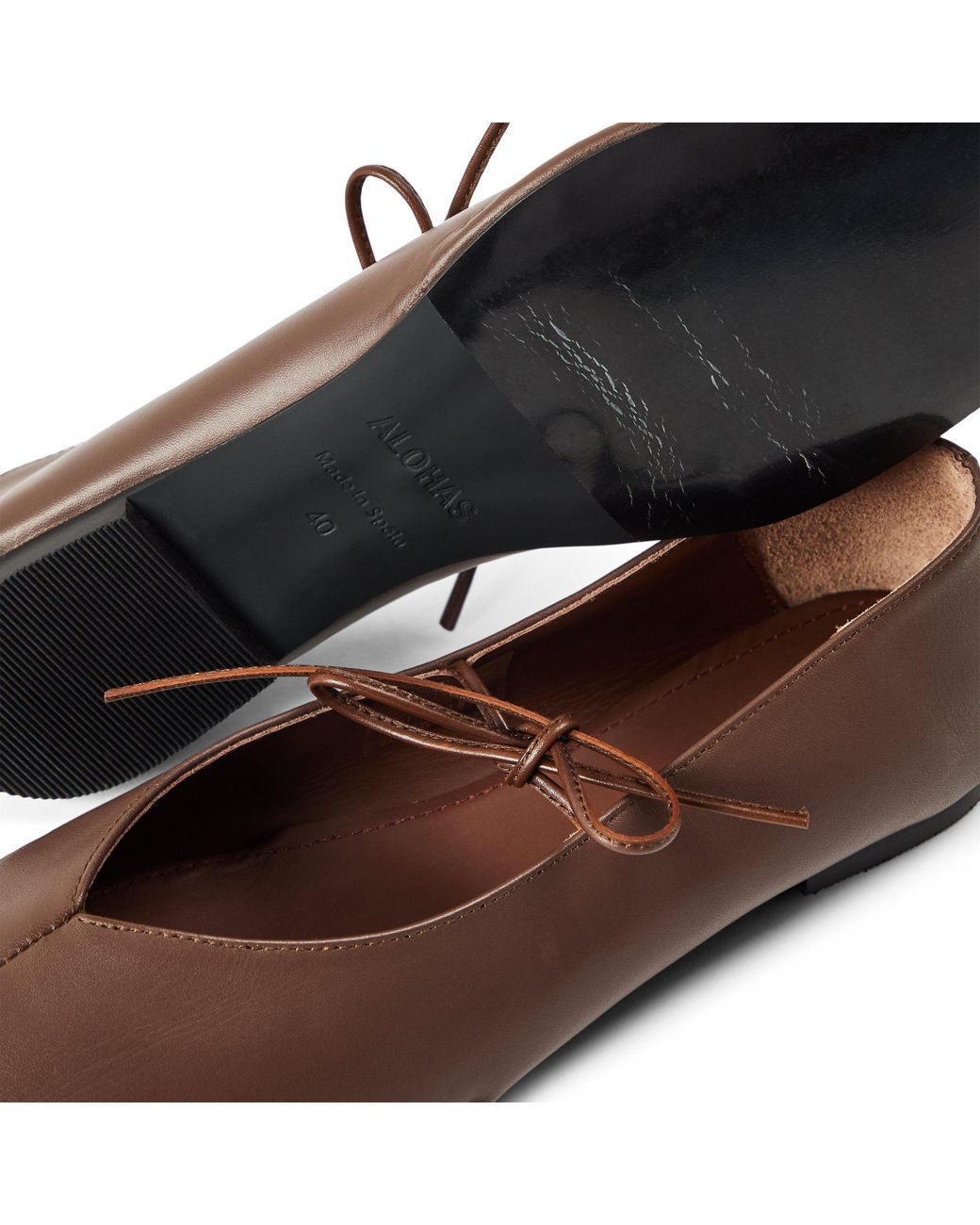 Alohas Brown Sway Ballet Shoes