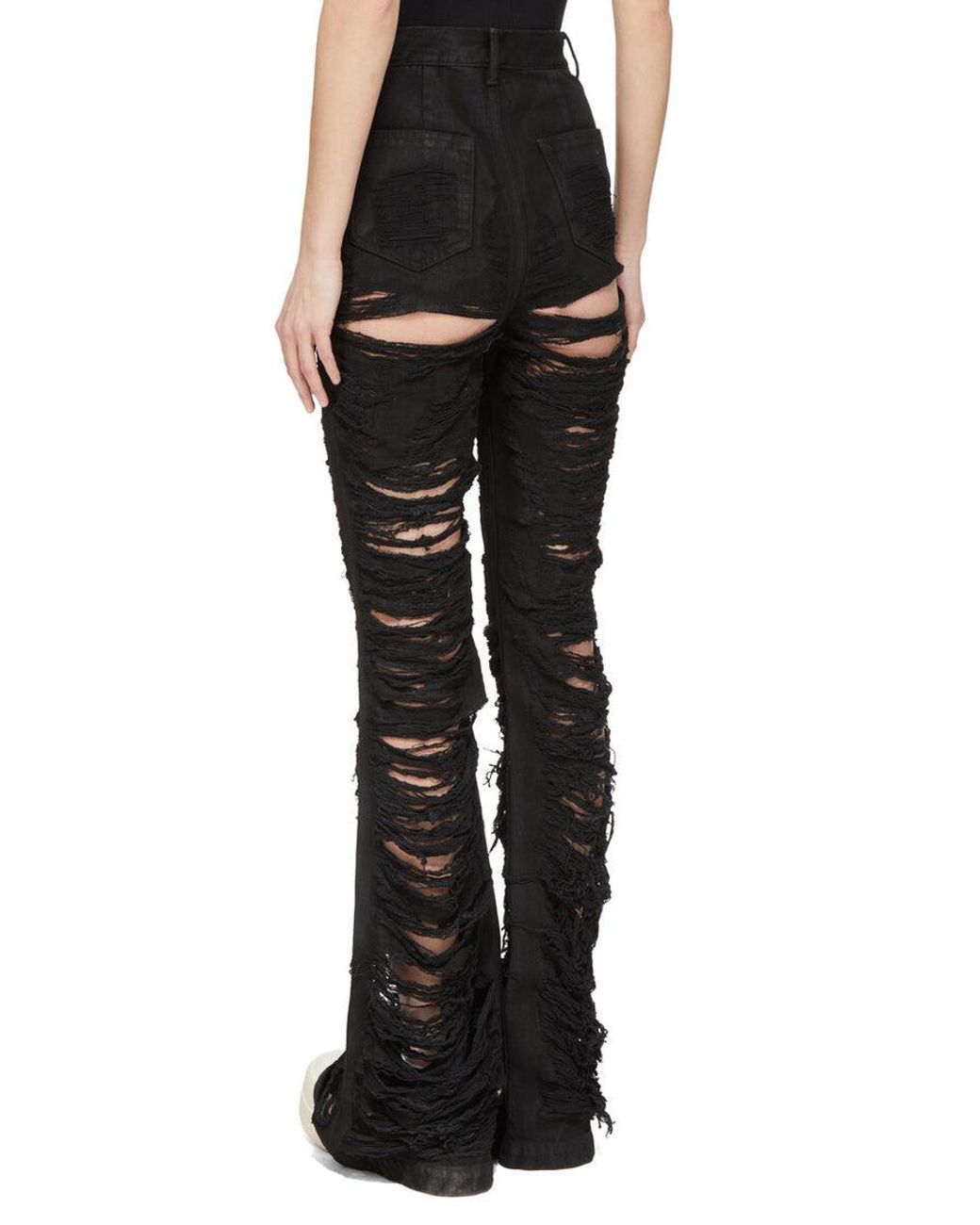 Rick Owens Black Bolan Jeans