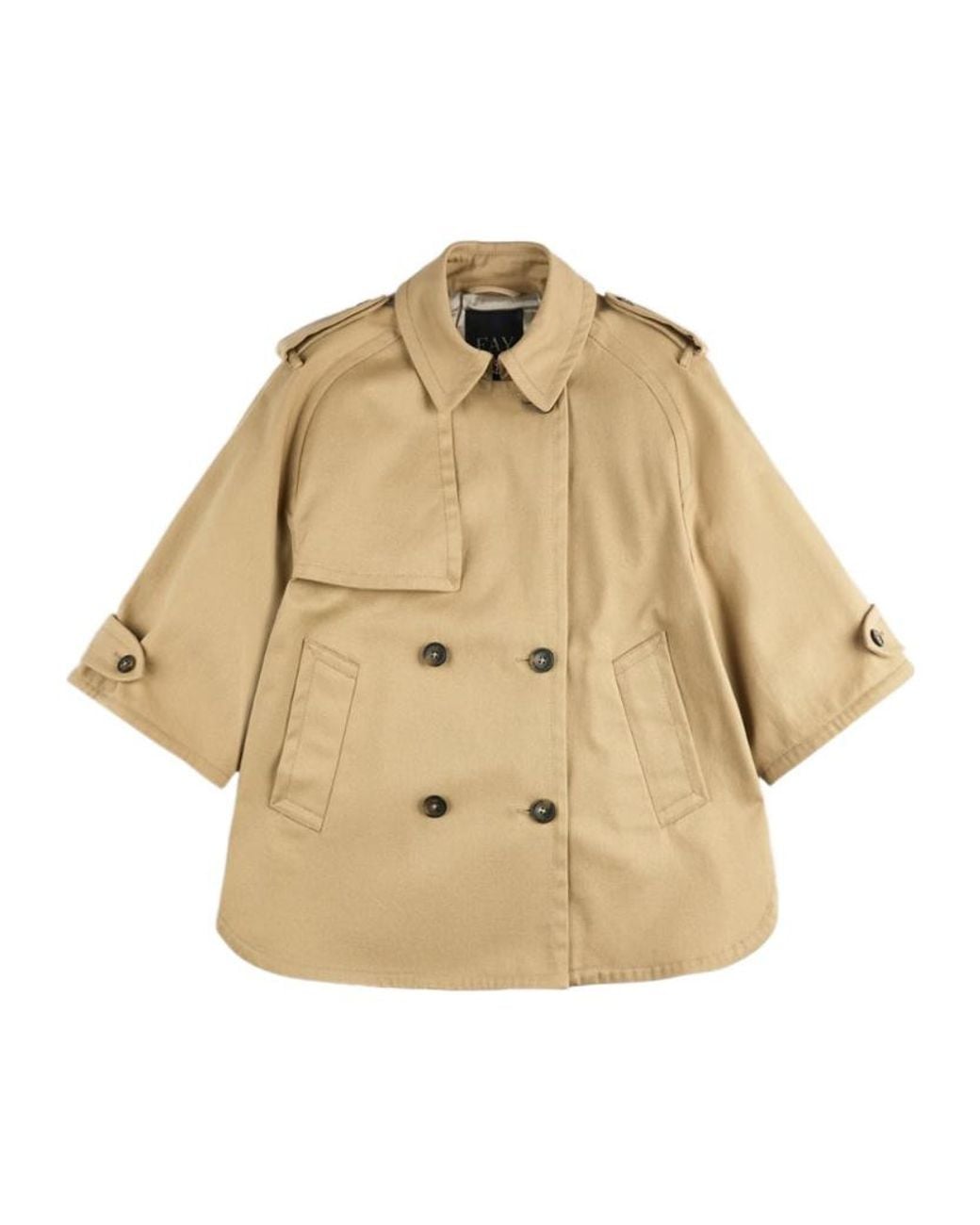 Fay Natural Short Double-Breasted Jacket