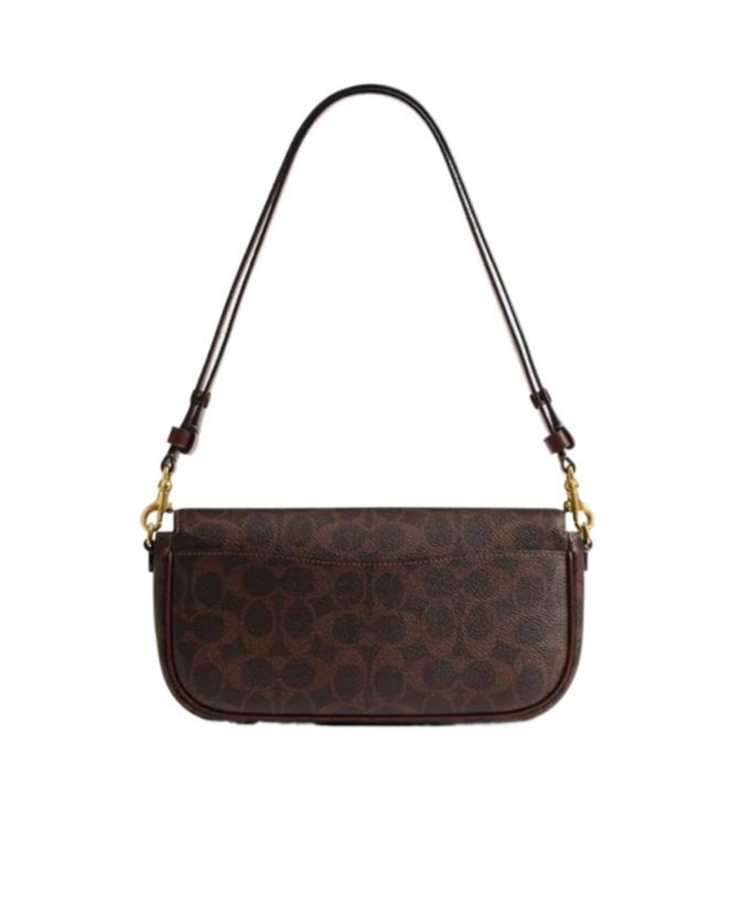 COACH Metallic Brook Signature Shoulder Bag