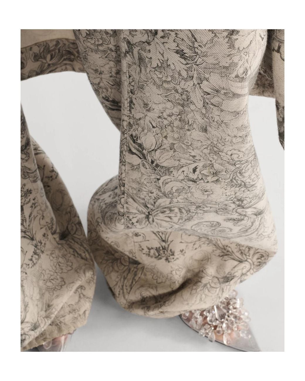 Dior Natural Flared Jeans